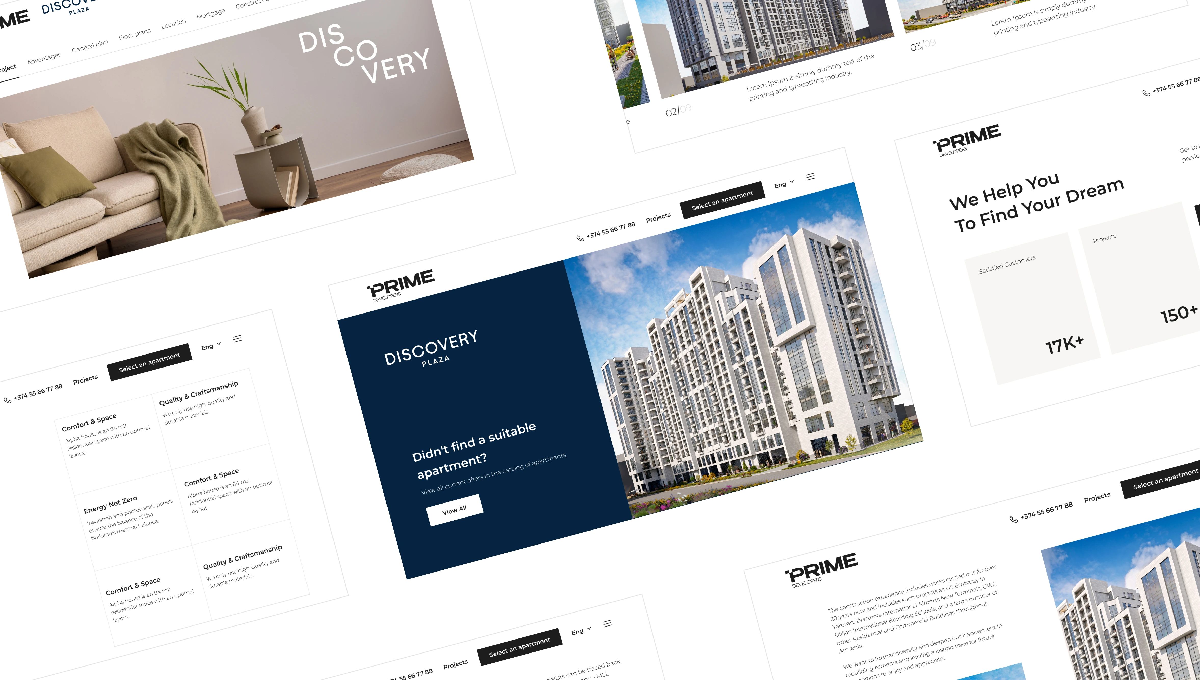 PRIME DEVELOPERS Website